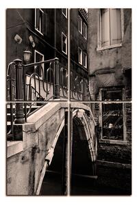 Obraz na plátně - Malý most v Benátkách - obdélník 7115FD (90x60 cm)