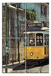 Obraz na plátně - Historická tramvaj - obdélník 7121D (90x60 cm)
