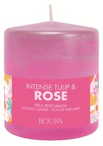 ROURA Intense Tulip & Rose Vonná svíčka, 250 g