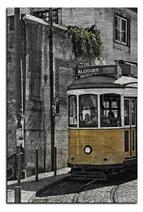 Obraz na plátně - Historická tramvaj - obdélník 7121QA (90x60 cm )