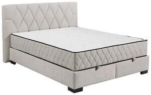 AMERICKÁ POSTEL, 160/200 cm, béžová MID.YOU - Postele s úložným prostorem, Online Only