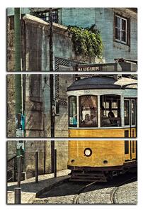 Obraz na plátně - Historická tramvaj - obdélník 7121B (90x60 cm )