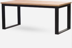 Stima Stůl 970 s kovovou podnoží Rozměr: 140x80 + 2x40 cm, white: Dub Wotan