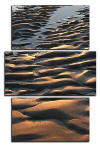Obraz na plátně - Písek s texturou - obdélník 7128C (90x60 cm)