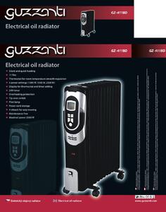 Olejový radiátor Guzzanti GZ 411BD Guzzanti