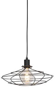 Vintage závěsná lampa černá 37 cm - Laurent