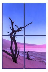 Obraz na plátně - Mrtvý strom v dunách - obdélník 7130FD (90x60 cm)