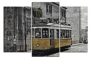 Obraz na plátně - Historická tramvaj 1121QC (120x80 cm)