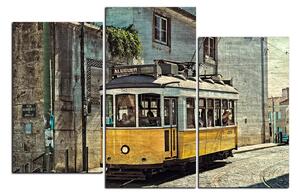 Obraz na plátně - Historická tramvaj 1121D (90x60 cm)