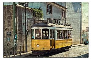 Obraz na plátně - Historická tramvaj 1121A (90x60 cm )