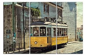 Obraz na plátně - Historická tramvaj 1121B (90x60 cm )