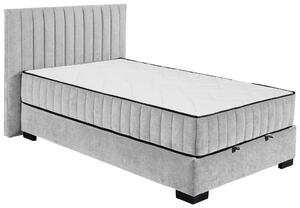 AMERICKÁ POSTEL, 120/200 cm, světle šedá MID.YOU - Postele s úložným prostorem, Online Only