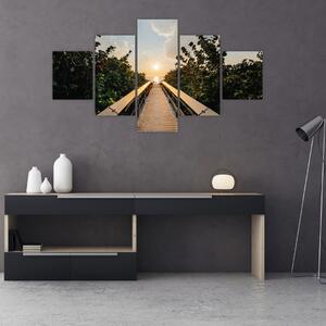 Obraz - cesta ke slunci (125x70 cm)