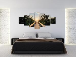 Obraz - cesta ke slunci (210x100 cm)
