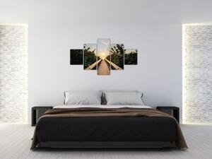 Obraz - cesta ke slunci (125x70 cm)