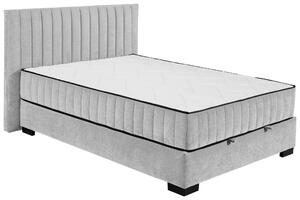 AMERICKÁ POSTEL, 140/200 cm, světle šedá MID.YOU - Postele s úložným prostorem, Online Only