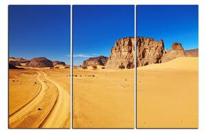 Obraz na plátně - Silnice v poušti 1129B (90x60 cm )