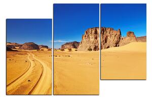 Obraz na plátně - Silnice v poušti 1129D (120x80 cm)