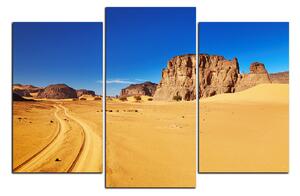 Obraz na plátně - Silnice v poušti 1129C (120x80 cm)