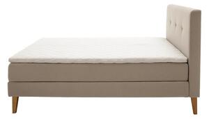 Béžová boxspring postel 160x200 cm Stockholm – Meise Möbel