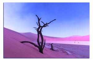 Obraz na plátně - Mrtvý strom v dunách 1130FA (100x70 cm)