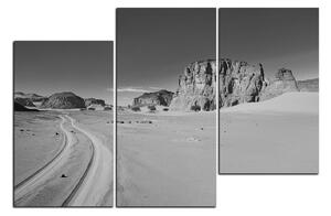 Obraz na plátně - Silnice v poušti 1129QD (150x100 cm)