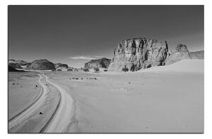 Obraz na plátně - Silnice v poušti 1129QA (60x40 cm)