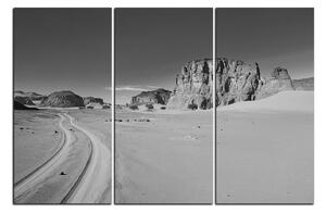 Obraz na plátně - Silnice v poušti 1129QB (150x100 cm)