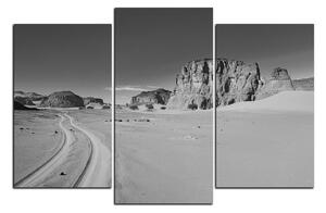 Obraz na plátně - Silnice v poušti 1129QC (150x100 cm)