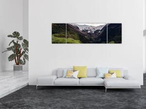 Obraz - Údolí pod horami (170x50 cm)