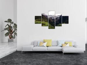 Obraz - Údolí pod horami (125x70 cm)