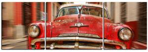 Obraz na plátně - Klasické americké auto - panoráma 5123C (90x30 cm)