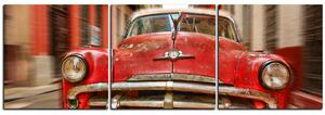 Obraz na plátně - Klasické americké auto - panoráma 5123B (150x50 cm)