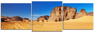 Obraz na plátně - Silnice v poušti - panoráma 5129D (150x50 cm)