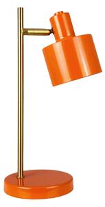 Stolní lampa Dyberg Larsen, Ocean Mini, stmívatelné, Oranžová, Obývací pokoj, Kov, Skandinávský