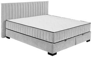 AMERICKÁ POSTEL, 180/200 cm, světle šedá MID.YOU - Postele s úložným prostorem, Online Only