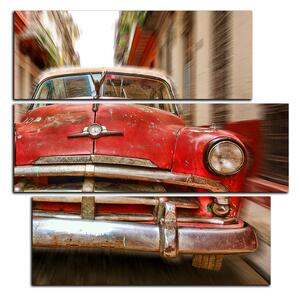 Obraz na plátně - Klasické americké auto - čtverec 3123D (75x75 cm)