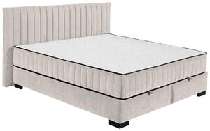 AMERICKÁ POSTEL, 180/200 cm, béžová MID.YOU - Postele s úložným prostorem, Online Only