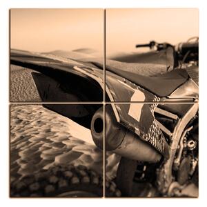 Obraz na plátně - Moto freestyle - čtverec 3124FD (60x60 cm)