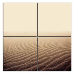 Obraz na plátně - Písek v poušti - čtverec 3127E (60x60 cm)
