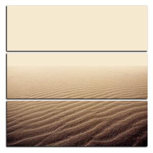Obraz na plátně - Písek v poušti - čtverec 3127D (75x75 cm)