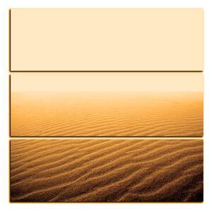 Obraz na plátně - Písek v poušti - čtverec 3127FD (75x75 cm)