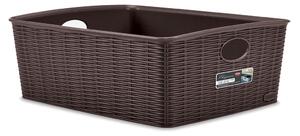 STEFANPLAST Elegance 30992 Úložný koš L High, hnědý