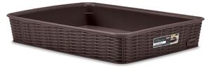 STEFANPLAST Elegance 30952 Úložný koš L, hnědý