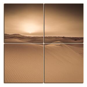 Obraz na plátně - Pouště Sahara - čtverec 3131FE (60x60 cm)