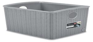STEFANPLAST Elegance 31003 Úložný koš L High, šedý