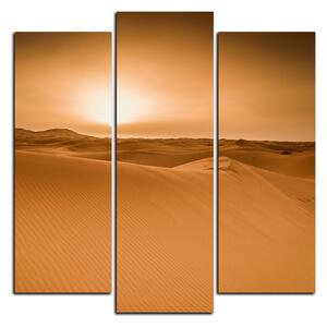 Obraz na plátně - Pouště Sahara - čtverec 3131C (75x75 cm)