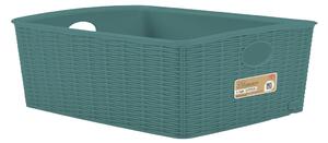 STEFANPLAST Košík Elegance L, 36x29x13cm, vysoký, zelenošedý