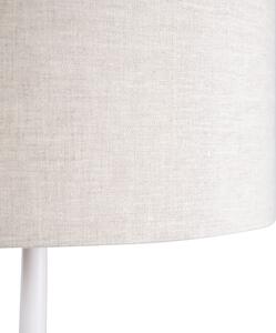 Moderní stojací lampa bílá s odstínem pepřové barvy 50 cm - Simplo
