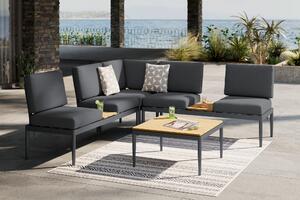 TERASOVÁ SEDACÍ SOUPRAVA 4dílné, kov, plast, textil Ambia Garden - Online Only zahradní nábytek, Online Only